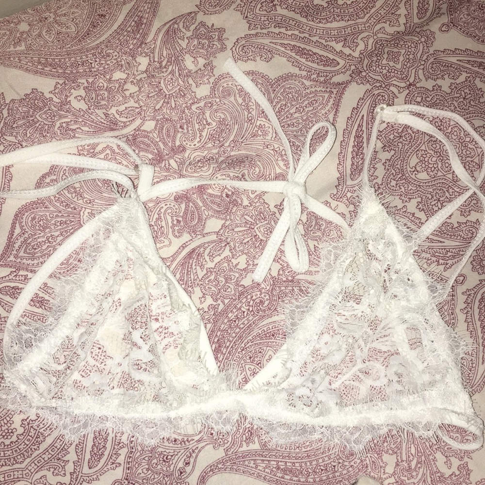 White Lacy Bralette